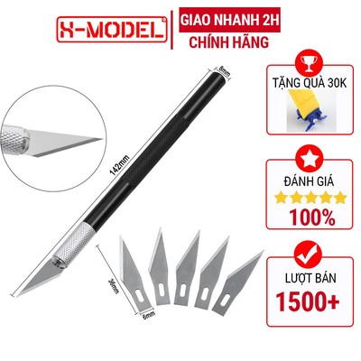 Dụng cụ cắt, lắp ráp mô hình Gundam Bandai X-MODEL XM10 chất liệu thép gồm 5 với lưỡi