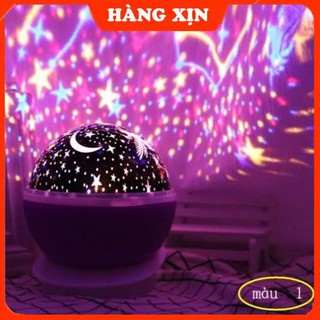 Đèn chiếu ngàn sao vũ trụ cho bé - đèn ngủ chiếu trần biến đổi 7 màu cực chất