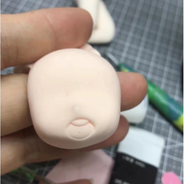Khuôn nhấn miệng cho tượng búp bê đất sét mouth stamp press tool  for clay doll chibi figure
