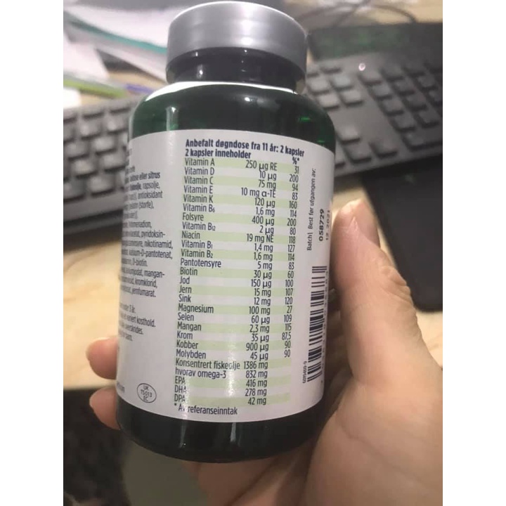 Viên uống DHA nycoplus Nauy hộp 90 viên và 120 viên