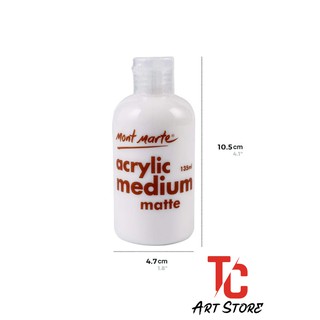 Dung môi pha màu acrylic, Medium acrylic Mont Marte 135ml