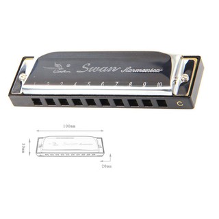 Kèn Harmonica 10 lỗ bằng thép không gỉ