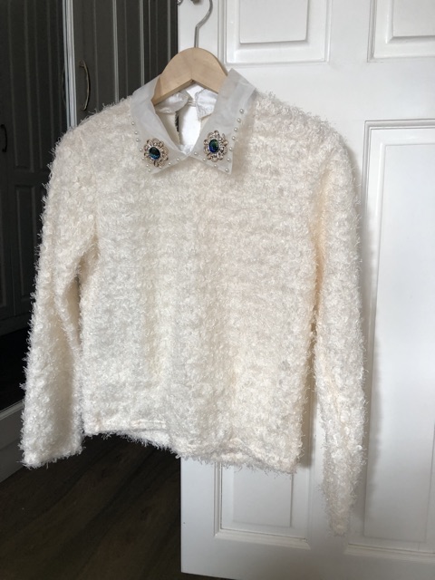 Áo lông đính đá