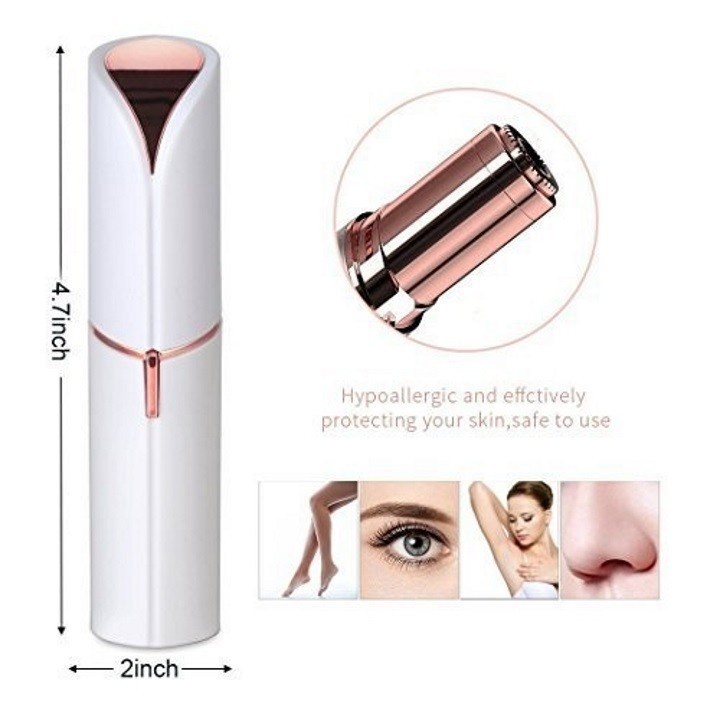 Máy cạo tẩy lông Finishing Touch Flawless Máy cạo lông mini hình son môi sạc điện