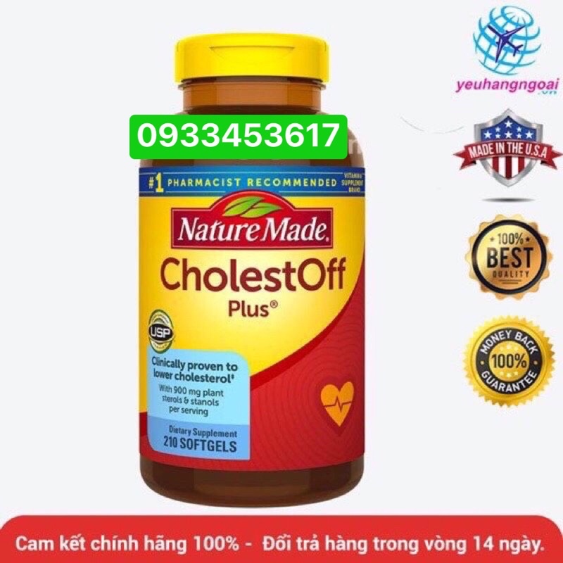 CHOLESTOFF PLUS 210 Viên  date 25