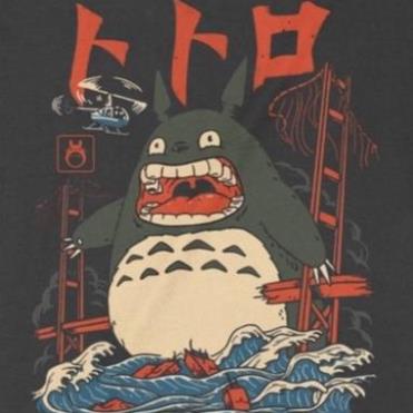 Áo Sweater Kaiju Totoro - Ghibli Unisex Trùm Cuối Anime,  Nỉ Bông 100% 2 màu nam nữ 0040