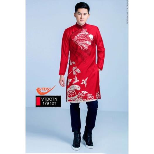 🥰 Áo dài nam đẹp sang chảnh hàng thiết kế cao cấp. áo  dài cách tân nam giá rẻ ảnh thật 100%