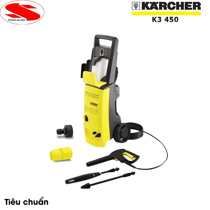 [CHÍNH HÃNG] Máy rửa xe cao áp gia đình Karcher K3 450 KAP