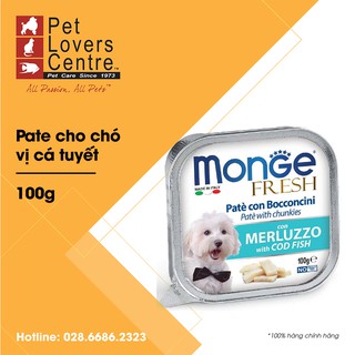 ( SLN 10 ) ( SLN 10 ) [Đủ vị] Pate cho chó MONGE 100G