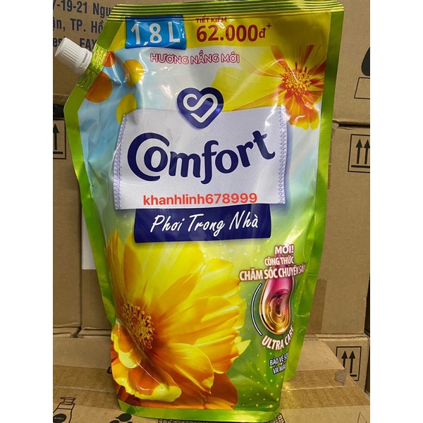 Nước xả vải Comfort 1,8L