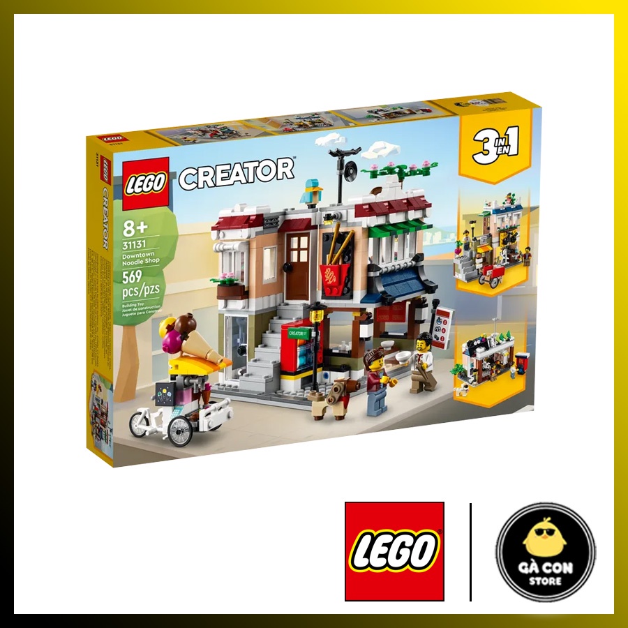 LEGO Creator 3in1 Downtown Noodle Shop - tiệm mỳ xe kem