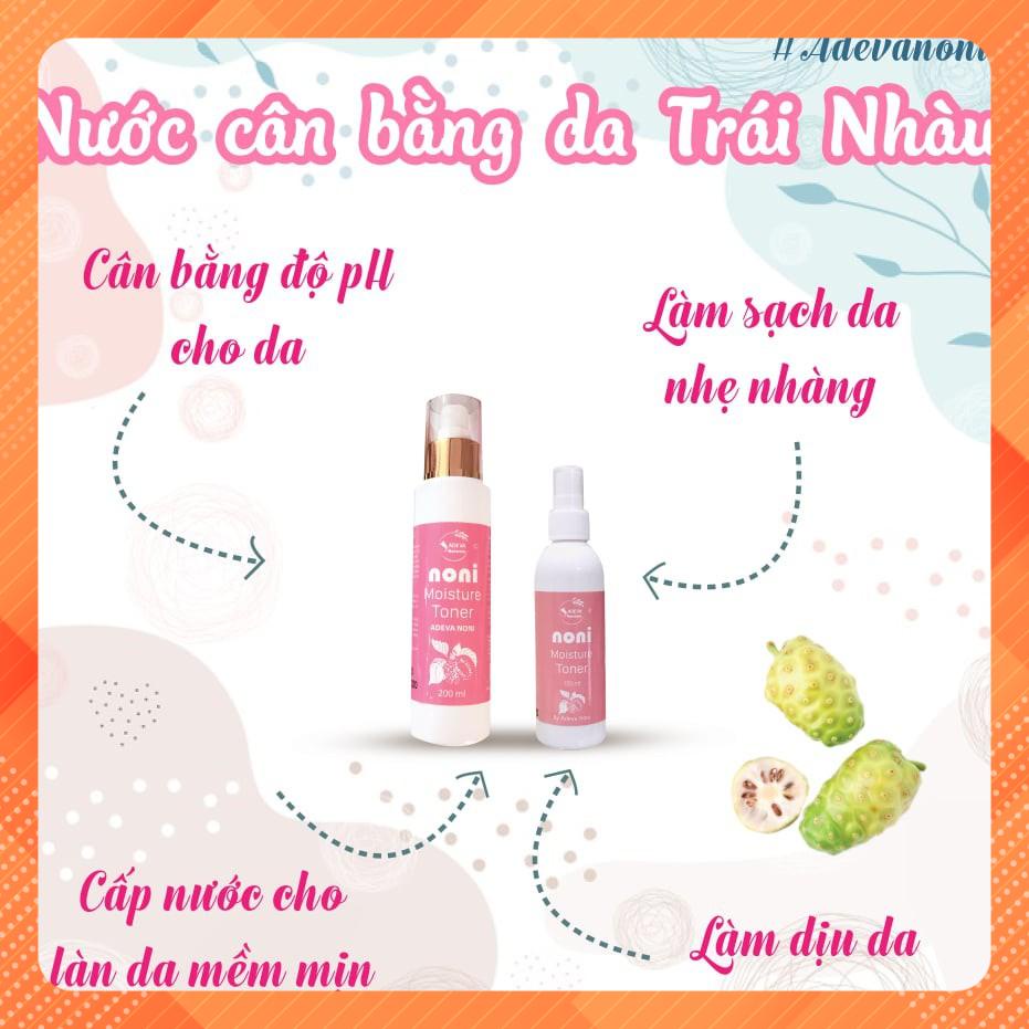 [Mỹ Phẩm Thiên Nhiên Adeva Noni] Toner Xịt Khoáng Trái Nhàu Không Cồn, Dưỡng Ẩm, Phục Hồi Và Tái Tạo Làn Da Bị Hư Tổn