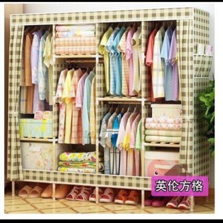 SỈ TỦ VẢI KHUNG GỖ 4 BUỒNG ( 1m7 x 1m7)