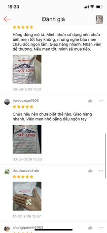(có sẵn ) Men Cơm Rượu Mỹ Linh 900g ( Men ngọt )