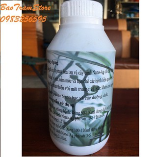 Bán buôn, bán lẻ - Dung dịch Nano AG đặc trị nấm bệnh cho hoa lan, cây cảnh chai 400ml tại thietbinhavuon_chất lượng.