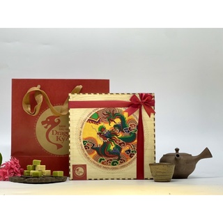 Bánh đậu xanh hộp gỗ Rồng