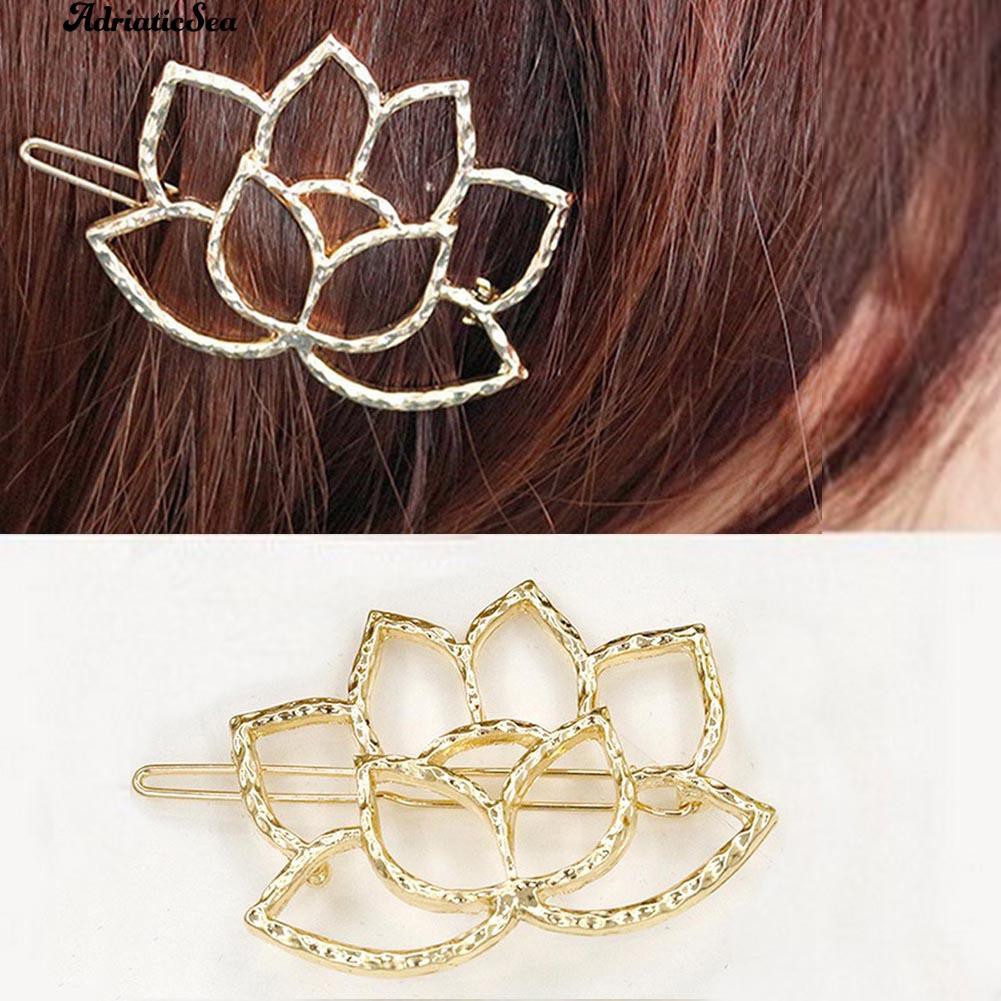 Kẹp Tóc Hoa Sen Thời Trang
