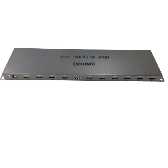 Bộ chia HDMI (1.4) 1 ra 10 màn hình cùng lúc 4Kx2K HD-4K 3D V136A UNITEK,BH 18