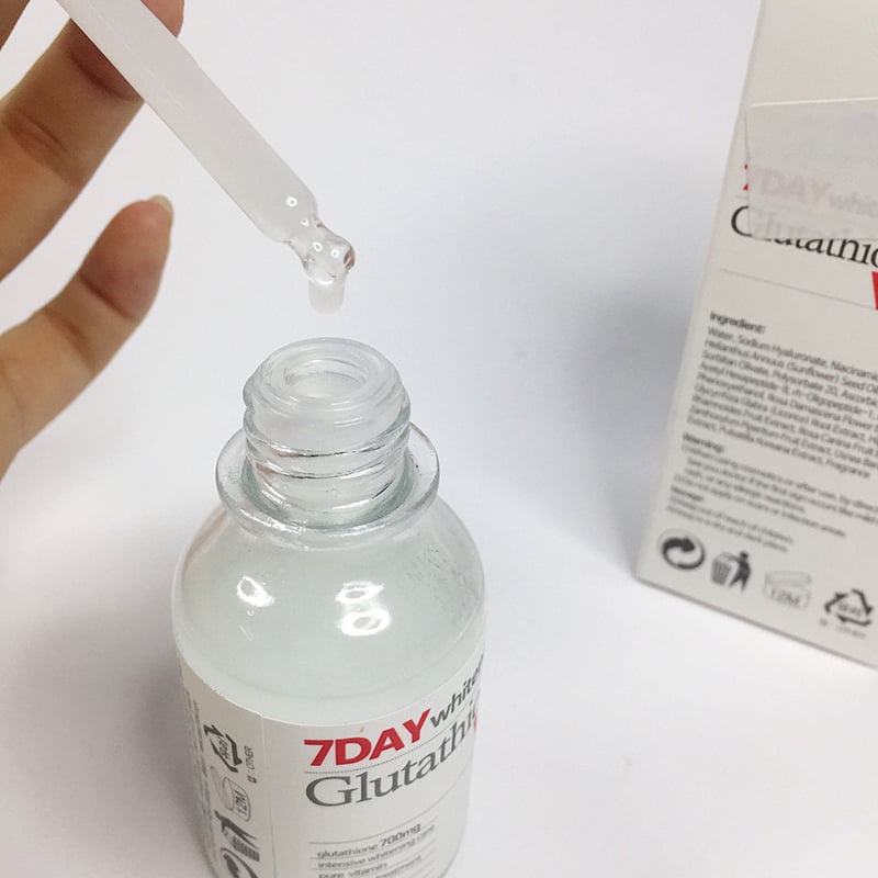Huyết thanh Angel's Liquid Glutathione + 5% HA 7 Day Whitening Program 700V-Ampoule 30ml dưỡng trắng da