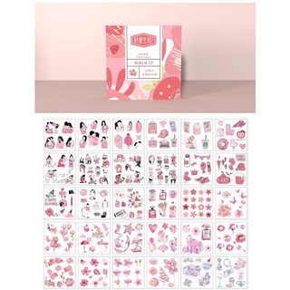HỘP STICKER L TÔNG MÀU