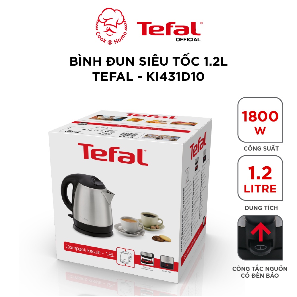 Bình đun siêu tốc Tefal Keai KI431D10 - 1.2L