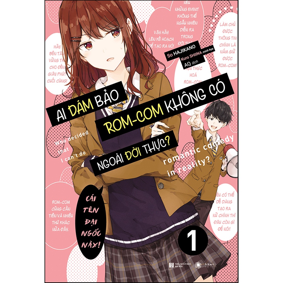Sách - Ai dám bảo rom-com không có ngoài đời thực? Tập 1
