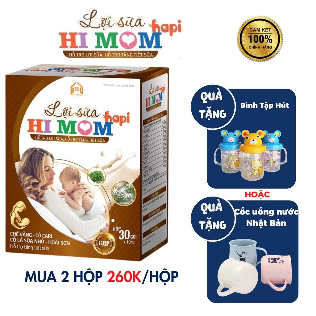 Lợi Sữa HI MOM - Ngũ Cốc Lợi Sữa Himom Giúp Gọi Sữa Về, Mát Sữa,Thông Tắc Tuyến Sữa - Hoàn Tiền Nếu Không Hiệu Quả