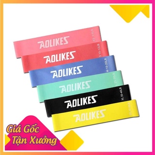 Bộ 6 Dây kháng lực tập gym, dây miniband tập mông đùi
