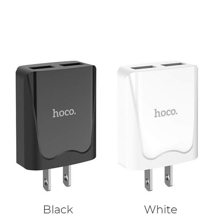 Củ sạc nhanh 🔥FREESHIP50K🔥 Hoco C52A 2.1A - 2 cổng USB cho Iphone, Samsung, Huawei,..- chính hãng