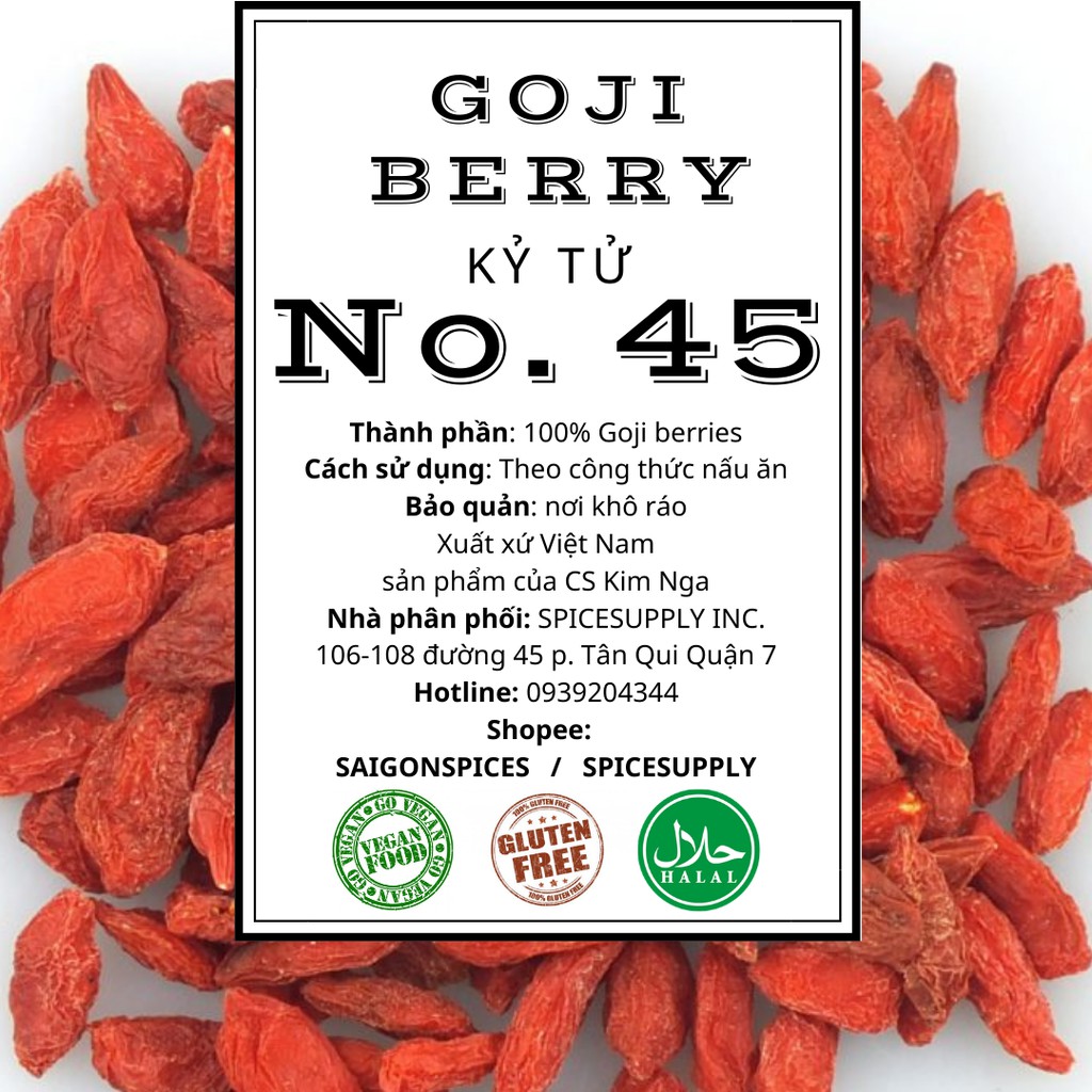 Goji Berry - Kỷ Tử đỏ chua ngọt chống lão hoá 100g hũ | BigBuy360 - bigbuy360.vn