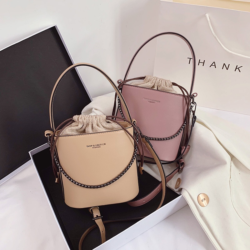 Túi Đeo Chéo Dây Rút Phong Cách Hàn Quốc 2022 Thời Trang Cao Cấp Cho Nữ