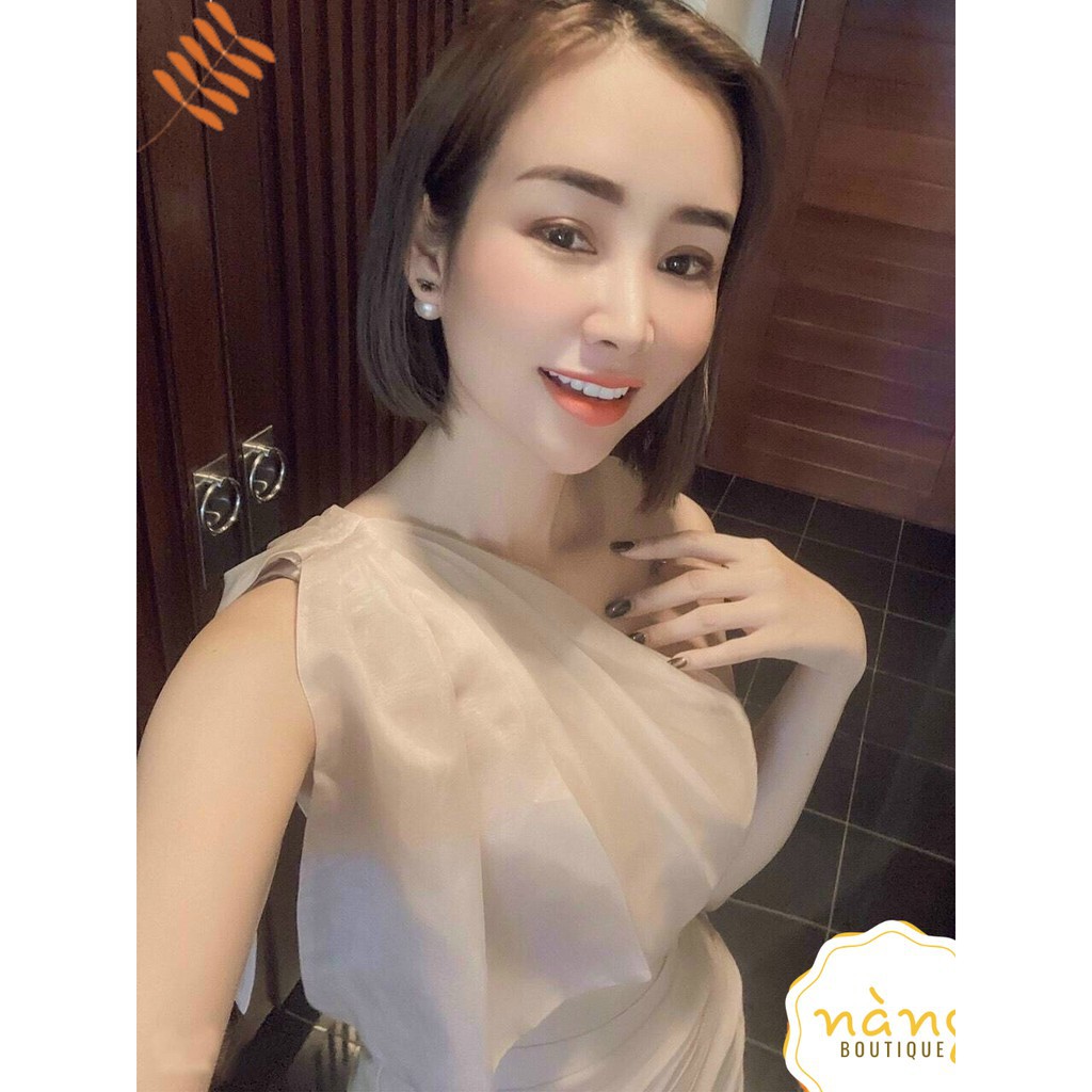 [Mẫu Mới 2021] Váy ôm 💖FREESHIP💖 Đầm body dự tiệc lệch vai thanh lịch - NangBoutique