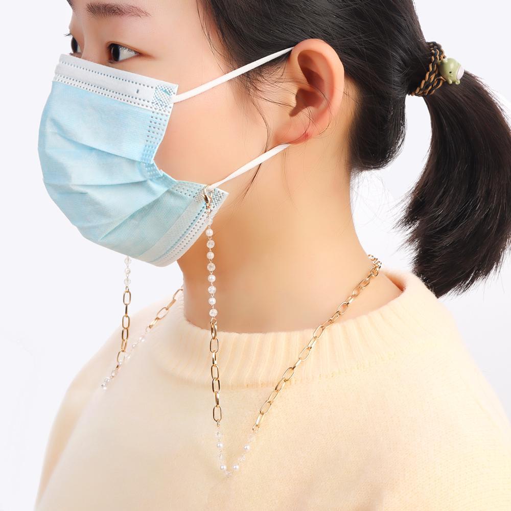 MOILYVN Dây Xích Kim Loại Đeo Kính Mát Thời Trang Cho Nữ