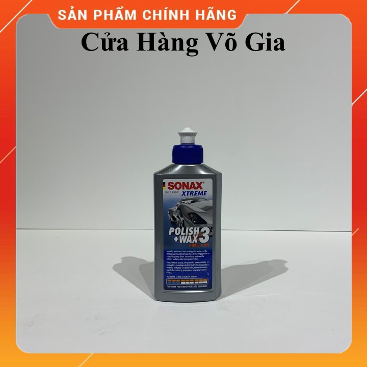 Dung Dịch Xóa Vết Xước-Đánh Bóng-Bảo Vệ Sơn Xe Sonax Xtreme Polish Wax 3 250ML