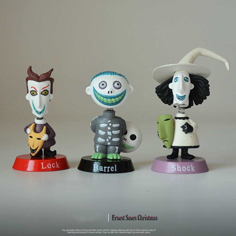 Bộ Sưu Tập Búp Bê Nhân Vật Trong The Nightmare Before Christmas (6 Cái)