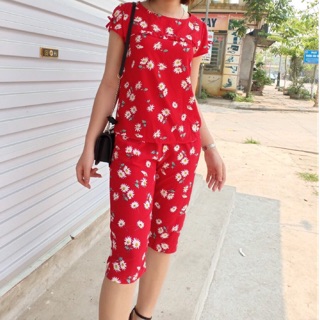BỘ LỤA MẶC NHÀ SIÊU MÁT (ẢNH THẬT 100%)