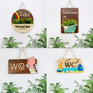 Bảng gỗ WC toilet nhiều mẫu trang trí decor gia đình, công ty, cửa tiệm