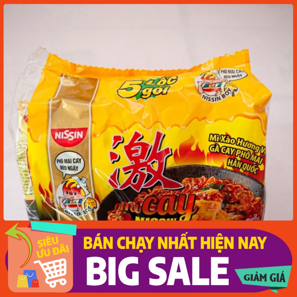  Mỳ cay Hàn Quốc Nissin ( lốc 5 gói ) MÌ CAY HÀN QUỐC NISIN