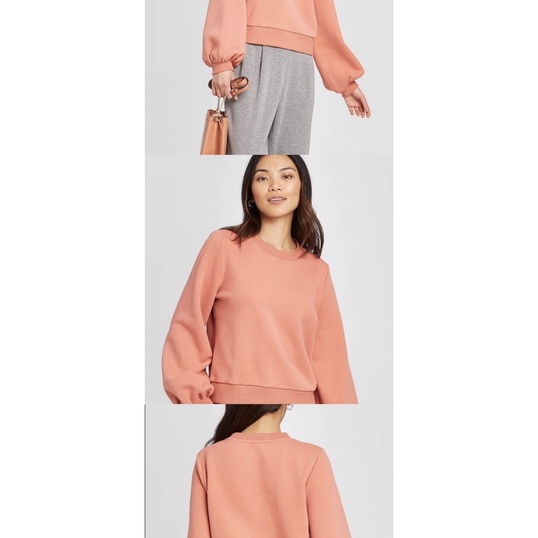 Áo sweater tay phồng 3 cái A174