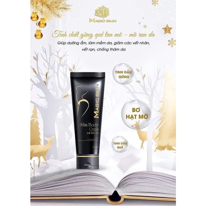 KEM TAN MỠ QUẾ GỪNG MAGICSKIN -SLIM BODY CREAM