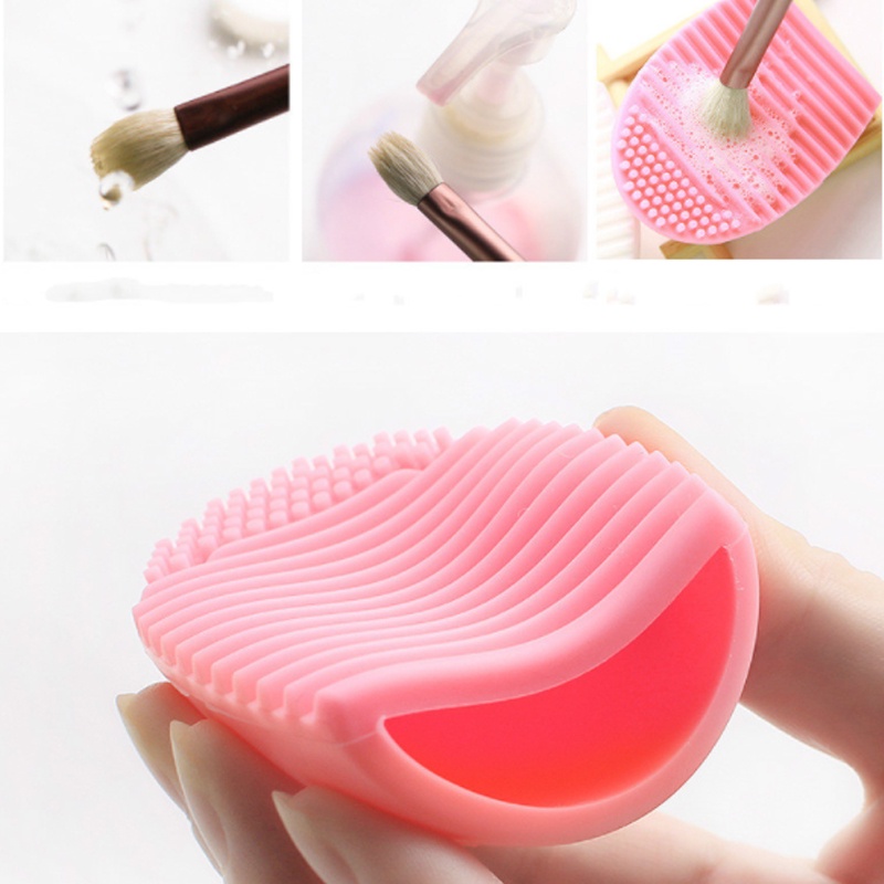 Bộ 3 Miếng Silicone Vệ Sinh Cọ Trang Điểm