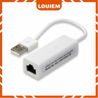 Cáp Chuyển Đổi USB to Lan 2.0 3.0  sang cổng mạng lan RJ45 LOVIEM
