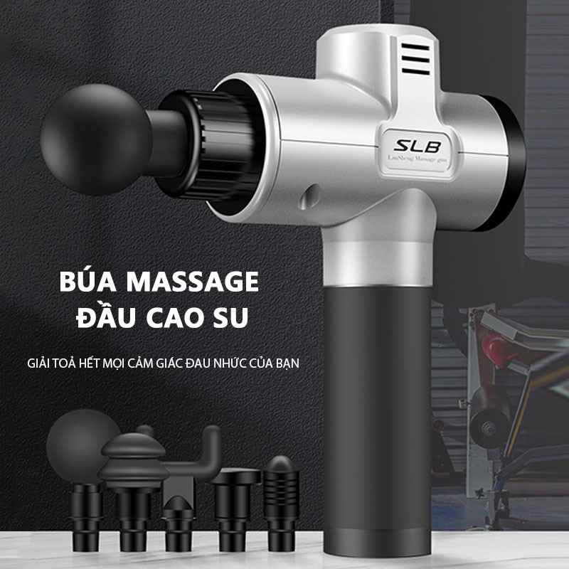 OT89- Búa masage đầu cao su thần kỳ dùng điện massage thả lỏng cơ bắp đánh tan mệt mỏi vinhthuan.shop