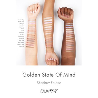 Bảng phấn glitter - GOLDEN STATE OF MIND Colourpop