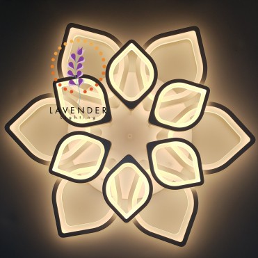 Đèn mâm trang trí trần nhà Đèn led mâm Hoa Sen Lighthouse