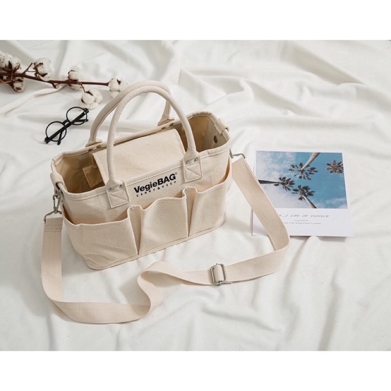 Túi Xách Bỉm Sữa Cho Mẹ VegiaBag Phong Cách Hàn Quốc Hàng Chuẩn Loại 1