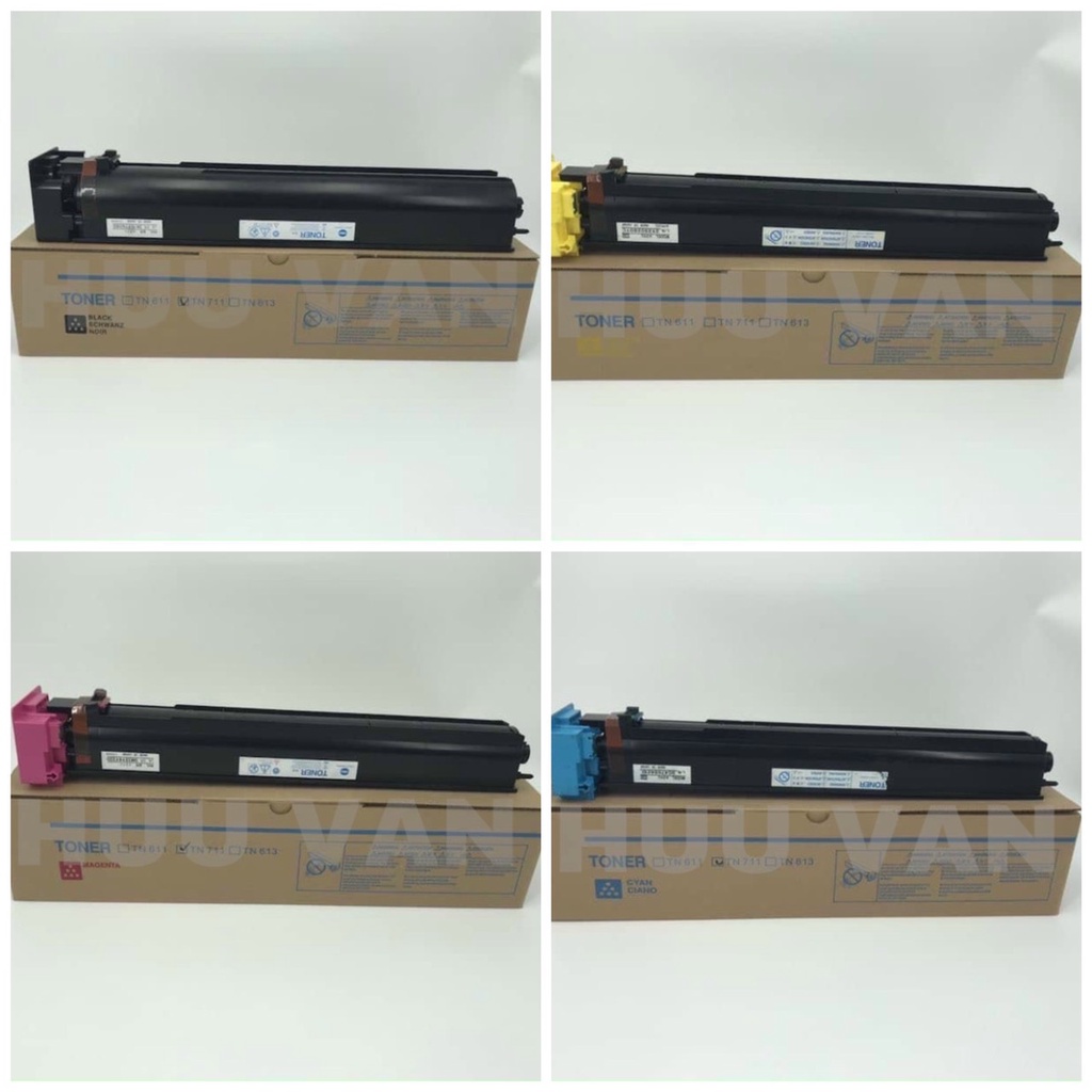 Hộp mực Konica Minotal TN 711 dùng cho máy photocopy Konica Minotal Bizhub C654, C654e, C754, C754e