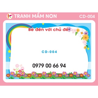 DECAL MẦM NON - GÓC CHỦ ĐỀ (2)