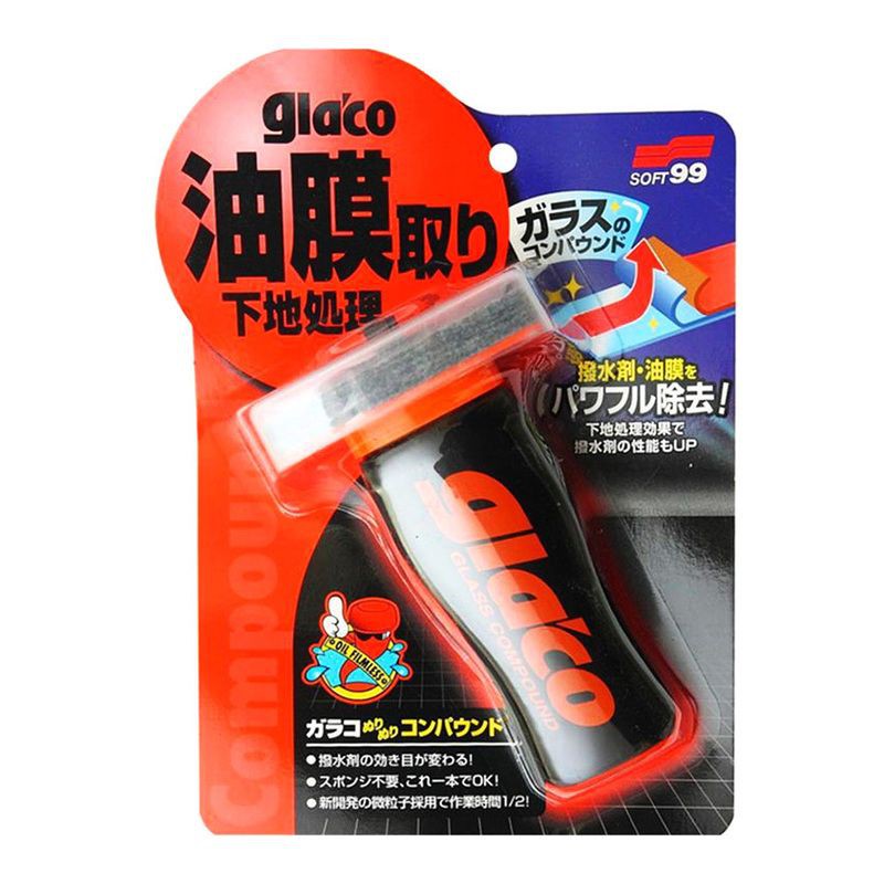 DUNG DỊCH TẨY Ố, TẨY NANO KÍNH Ô TÔ GLACO COMPOUND ROLL ON G-47 SOFT99 | JAPAN