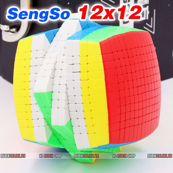 Shengshou SengSo 12x12 Rubik 12x12 không viền dáng tròn